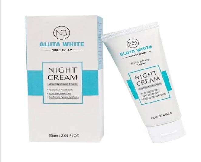 Gluta White Skin Glowing & Brightening Night Cream - Image