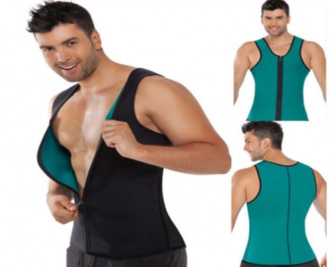 Men Shapewear Full Body Shaper Compression Slimming Tummy Control  Bodysuit1pcs-black