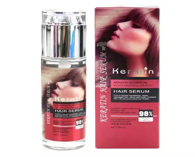 Keratin Brazilian Nutrition Smooth Hair Serum in Pakistan - Image