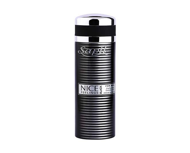 Sapil Nice Feelings Black Body Spray Price in Pakistan - Image