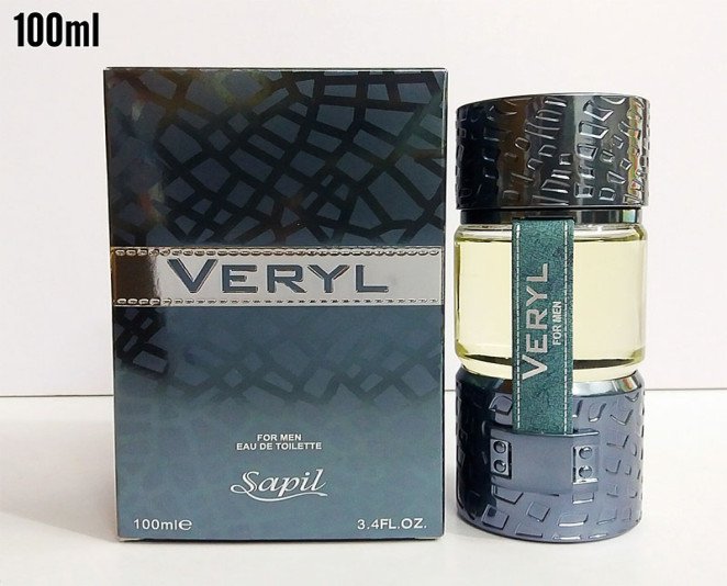 Sapil Veryl For Men Eau De Toilette, 100ml