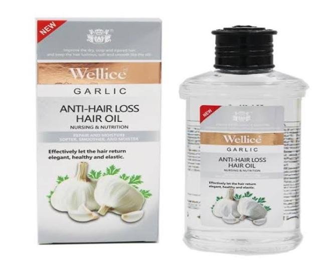 Wellice Garlic Anti Hair Loss Hair Oil in Pakistan - Image