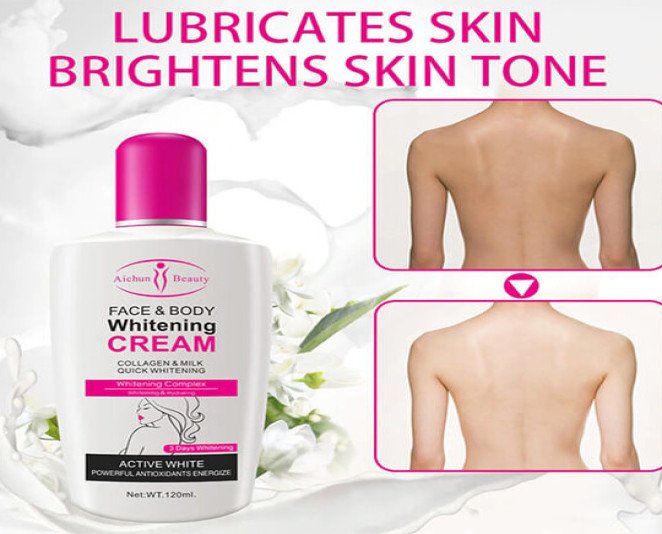 Face & Body Cream Collagen Milk Lotion Price in Pakistan - Image