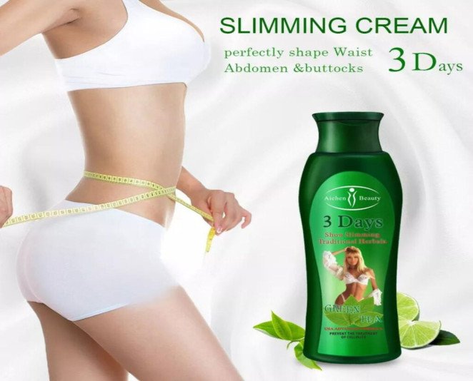 Aichun Beauty Natural Fast Fat Burning Green Tea Slimming Cream 200ml In Pakistan