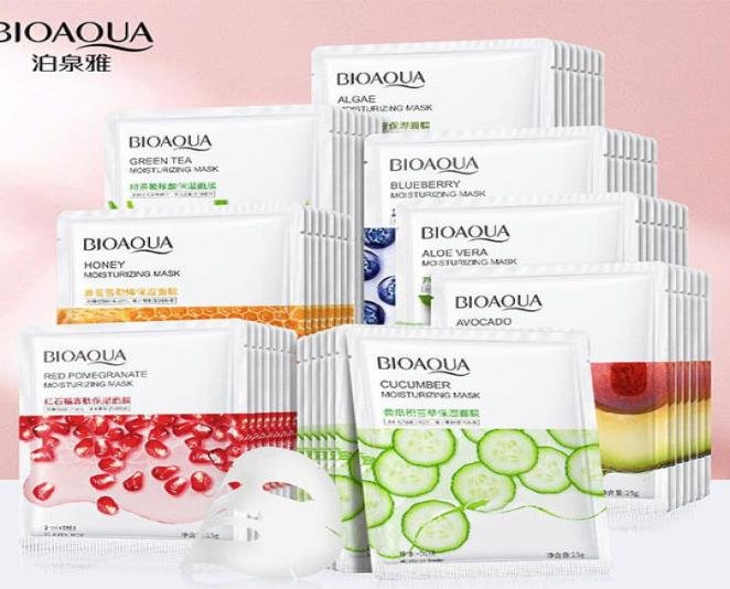 Bioaqua Pack of 8 Moisturizing Face Sheet Mask Price in Pakistan - Image