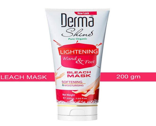 Derma Shine Hand and Feet Bleach Mask Price in Pakistan - Image