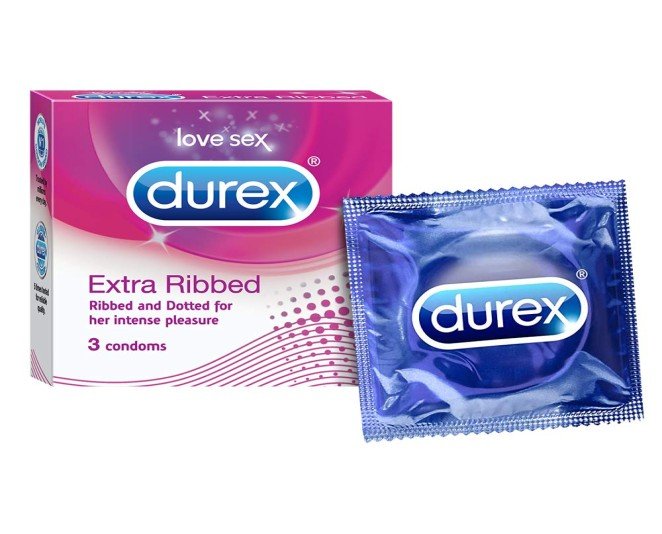 Dotted And Ribbed Condom