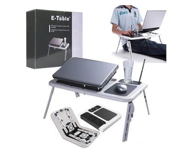 E Table Foldable & Portable Laptop Table - Image