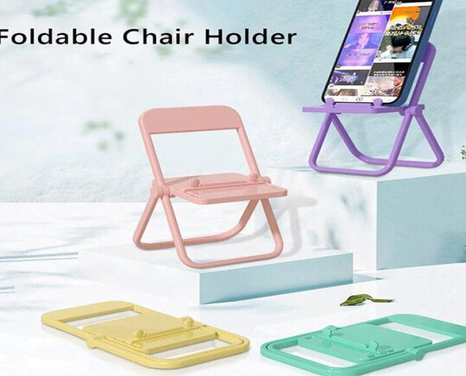 Mobile Holder Mini Chair Style Multi Purpose Price in Pakistan - Image