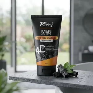 Rivaj Men Active Purifying Charcoal Face Wash in Pakistan