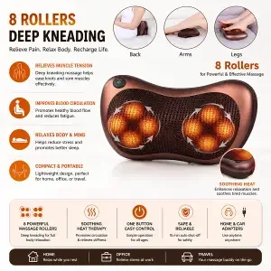Car and Home Massage Pillow